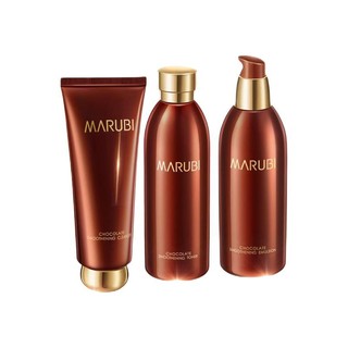 MARUBI 丸美 巧克力丝滑套装 (洁面乳120g+水190ml+乳150g)