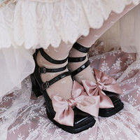 南十字原创 贴纸娃娃 lolita高跟鞋