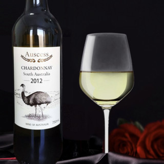 Auscess 澳赛诗 南澳 鸸鹋霞多丽干型白葡萄酒 2012年 750ml