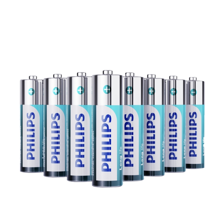 philips 飞利浦 5号/7号碱性电池 8粒