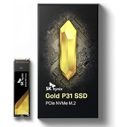 SK hynix 海力士 Gold P31 PCIe NVMe Gen3 M.2 2280 固态硬盘 1TB 含税包邮