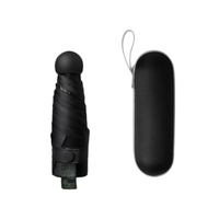 MAGLADY 6骨五折晴雨伞 带壳款 梦幻黑