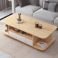 卓禾茶几轻奢现代客厅家用茶几小户型阳台茶桌小茶台北欧仿大理石茶几