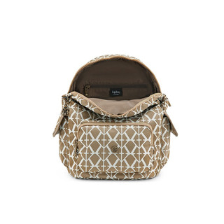 kipling 凯普林 CITY PACK系列 女士双肩包 KPKI5821S8A10OS 灰粽色 中号