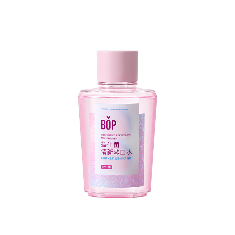 BOP 波普专研 益生菌清新漱口水 元气白桃