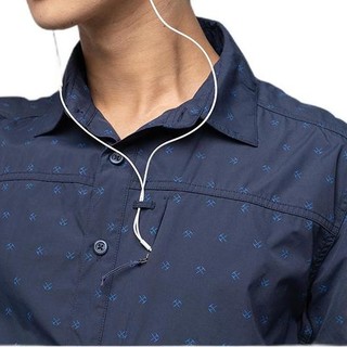 DECATHLON 迪卡侬 100系列 Travel 50 China Shirt Asian 男子POLO衫 8588023 蓝色 S