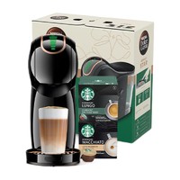 Dolce Gusto 多趣酷思 Genio star 胶囊咖啡机 钢琴黑 礼盒*2