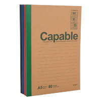 M&G 晨光 Capable系列 APYJU550 纸质笔记本 A5 80张 混色 10本装
