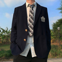 妙氏原创 DK制服 圣火学院 春季校供西服外套