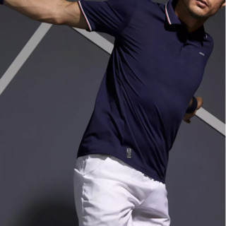 DECATHLON 迪卡侬 500 DRY POLO 男子POLO衫 8390965 藏青色 M