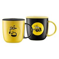 SUPOR 苏泊尔 小黄人系列 KC42GP10 陶瓷杯 420ml*2个 机智黄+奇趣黑