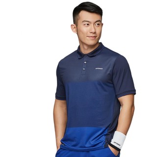 DECATHLON 迪卡侬 500 DRY POLO 男子POLO衫 蓝色条纹 L