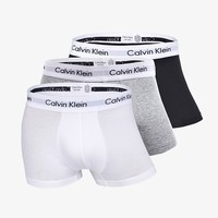 百亿补贴：Calvin Klein 男士平角内裤 3条装 U2664G 998