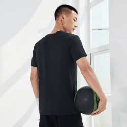 361男子运动t恤652214110纯黑xl