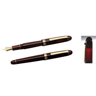 PLATINUM 白金 钢笔 3776世纪系列 PNB-15000 酒红色 B尖 单支装