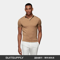 SUITSUPPLY 美利奴羊毛男士Polo衫 棕色