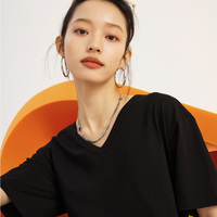 VERO MODA 322101043 女款V领T恤