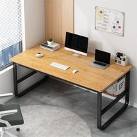 JIAJIALIN 佳家林 A56 功能型储物电脑桌 黄梨木色 100*60cm
