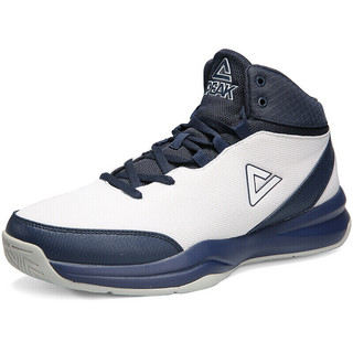PEAK 匹克 男子篮球鞋 DA054611 白蓝 42 网面款