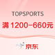  促销活动：京东TOPSPORTS官方旗舰店 ，燃动大牌日！　