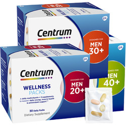 Centrum 善存 男士20岁+ 每日综合营养包 30袋