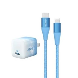 Anker 安克 A2633 PD 20W充电器 + MFi认证 数据线 1.2m 线充套装