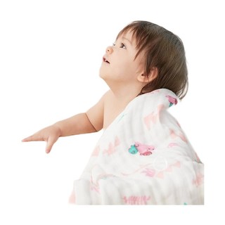 Purcotton 全棉时代 婴童6层水洗沙布浴巾