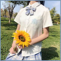 CHU DING YE 初町野 JK制服 星云之翼 女士短袖衬衫