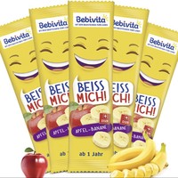 PLUS会员：bebivita 儿童苹果香蕉水果条 25g