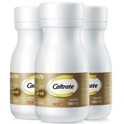 Caltrate 钙尔奇 维生素D3碳酸钙片 100粒*3瓶