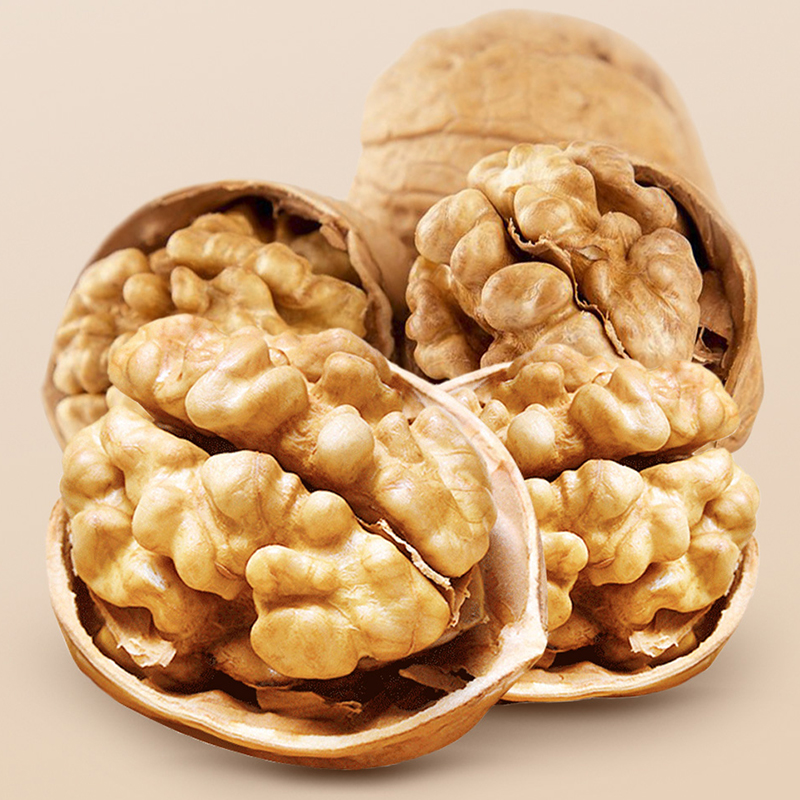 百粒哆-嘴强大脑核桃2021新货新疆阿克苏185纸皮核桃薄皮坚果礼盒