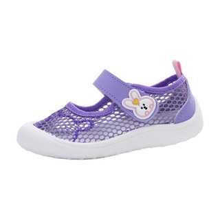 Gd 广迪 B579 G553 女童凉鞋 镂空单网夏款 紫色 17码