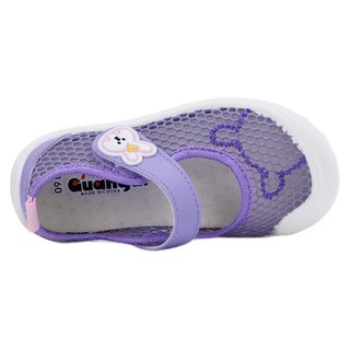 Gd 广迪 B579 G553 女童凉鞋 镂空单网夏款 紫色 16码