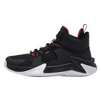 QIAODAN 乔丹 男子篮球鞋 XM15210106 黑色/番茄红 40.5