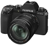 FUJI 富士 film 富士 无反光镜数码相机 X-S10 镜头套件 (XF18-55) F X-S10LK-1855 黑色
