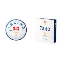 TAETEA 大益 7542 七子饼茶 普洱生茶 200g 礼盒装