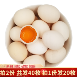 海龙康 新鲜现捡土鸡蛋 20枚