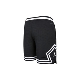 夏季新款  网眼布面料 Diamond 男子篮球短裤 XL 黑色