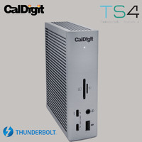 CalDigit TS4雷电4/USB4扩展坞98W笔记本充电18口扩充盒2.5GbE网口转接盒