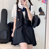 小乔酱 JK制服 小沃学园 女士箱褶裙