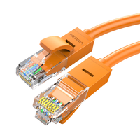 UGREEN 绿联 NW102 六类CAT6 千兆网线 1m 橙色