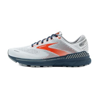 BROOKS 布鲁克斯 Adrenaline GTS 追岚 22 男子跑鞋 1103661D020 冰晶蓝/番茄红/泰坦蓝 44.5