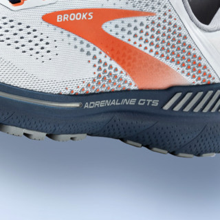 BROOKS 布鲁克斯 Adrenaline GTS 追岚 22 男子跑鞋 1103661D020 冰晶蓝/番茄红/泰坦蓝 41