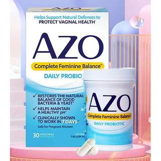 AZO 女性益生菌胶囊 30粒+体重管理胶囊 54粒