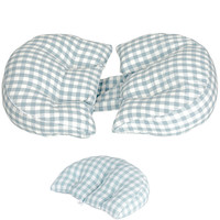 十月结晶 SH666 孕妇护腰枕 蓝白小格