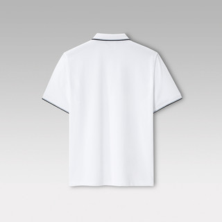 HLA 海澜之家 男士短袖POLO衫 HNTPW2U012A 漂白 XL