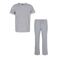 AIMER MEN 爱慕先生 熏衣草睡眠家居系列 男士家居服套装 NS2019033 灰色 170