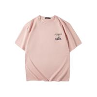 HLA 海澜之家 X 史努比 男女款圆领短袖T恤 HNTBJ2U427Y/EGL 粉色 S