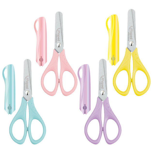 Maped 463042CH 儿童护套剪刀 12cm 绿色 单只装