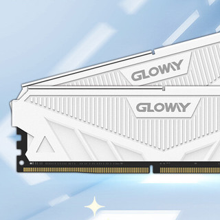 GLOWAY 光威 天策系列 DDR4 3600MHz 台式机内存 马甲条 皓月白 16GB 8GB*2